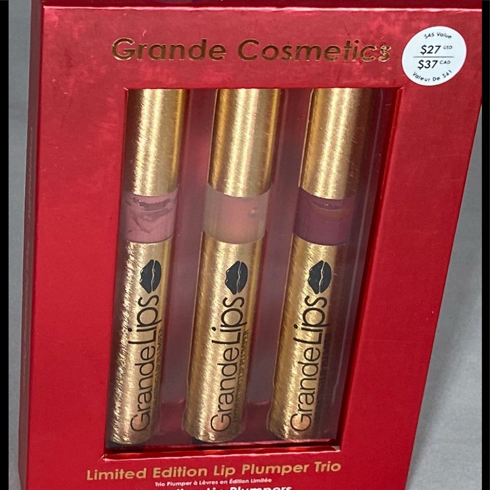 Grande cosmetics travel lip plumping lipgloss